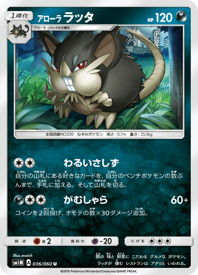Alolan Raticate 036/60