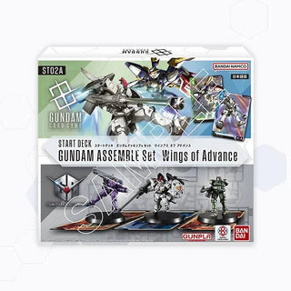 {ST02A} Gundam Card Game Start Deck Wings of Advance Assemble set - PokeNinJapan