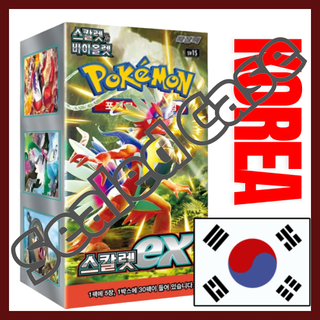 sv1s booster box sv1S Korean Case} Scalet ex Korean ver