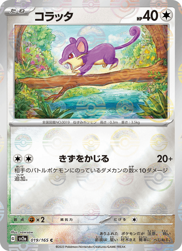 Rattata 019/165