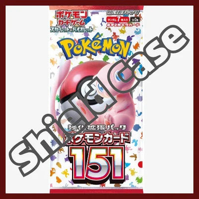 {sv2a Case} Pokemon Cards 151 - Official Sealed case - | Japanese Pokemon Card Booster box