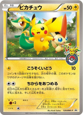 {120/BW - P} PROMO Pikachu TOUHOKU | Japanese Pokemon Single Card - PokeNinJapan