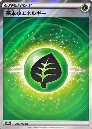 {251/172}Grass Energy SR | Japanese Pokemon Single Card - PokeNinJapan