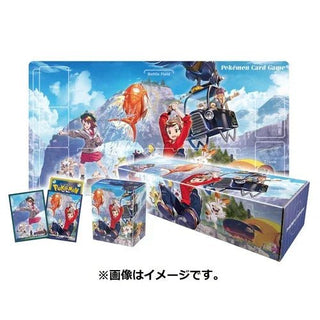 sm3h booster box Pokemon Card Game Sword & Shield Rubber Playmat Set Victor & Gloria